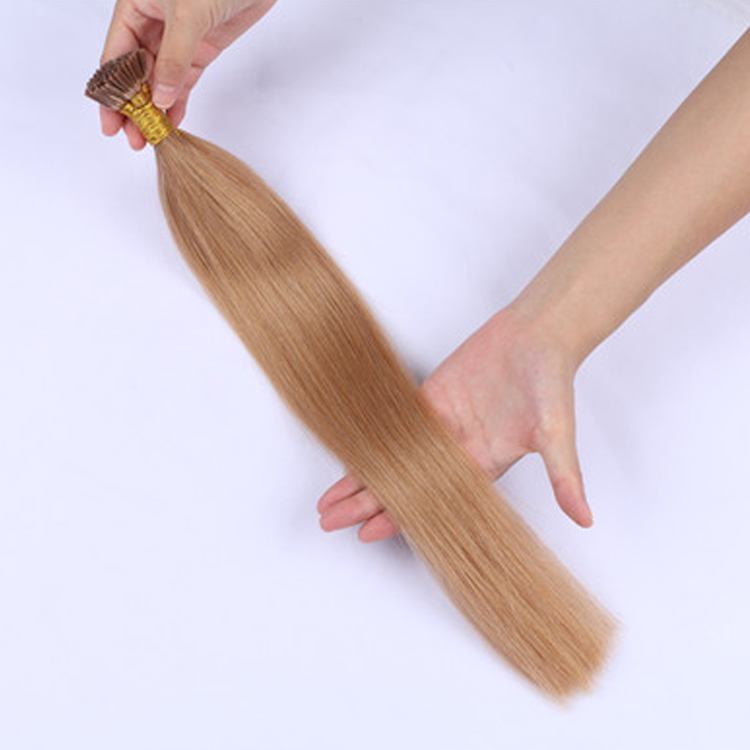 Wholesale Fusion Human Hair I Tip Hair Extensions Manufacturers Keration Hair Remy Extension  LM441